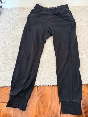 H & M Black Cozy Sweatpants girls size 8-9